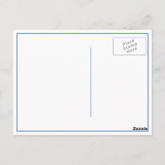 Niedlich farbenfrohe Einhorn Girl Birthday Vielen  Postkarte (Rückseite)