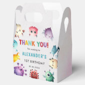 Niedlich farbenfrohe Geburtstagsparty Geschenkschachtel (Geöffnet)