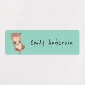 Niedlich-farbige Animationsschule Etiketten (Design 2)