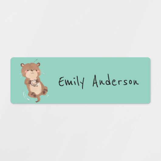 Niedlich-farbige Animationsschule Etiketten (Design 2)