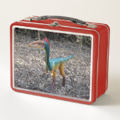 Niedlich farbige Dinosaurier Lunchbox (Vorderseite)