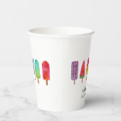 Niedlich-farbige Geburtstagsparty Pappbecher (Rechts)