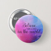 Niedlich-farbige Inspiration Button (Vorne & Hinten)