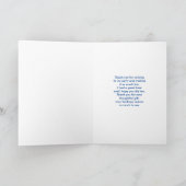 Niedlich farbige Wasserfarbenfrohe Schmetterlinge  Karte (Innenseite)