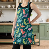 Niedlich-farbiges Tyrannosaurus Rex Dinosaurier-Mu Schürze