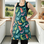 Niedlich-farbiges Tyrannosaurus Rex Dinosaurier-Mu Schürze