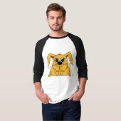 Niedlich Fat Bunny Mens Raglan T - Shirt (Vorne ganz)