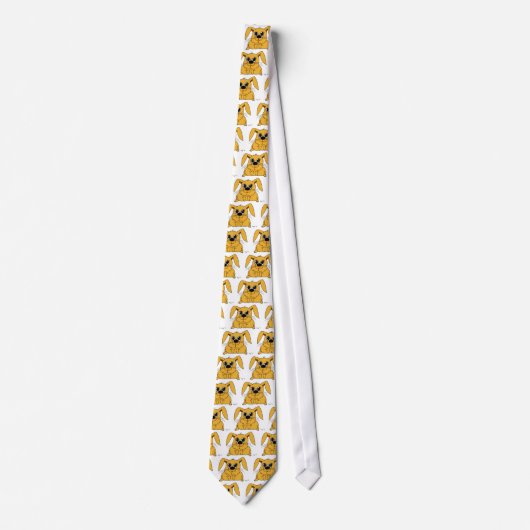 Niedlich Fat Bunny Necktie Krawatte (Vorderseite)