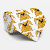 Niedlich Fat Bunny Necktie Krawatte (Gerollt)