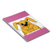 Niedlich Fat Bunny Notebook Notizblock (Rechte Seite)