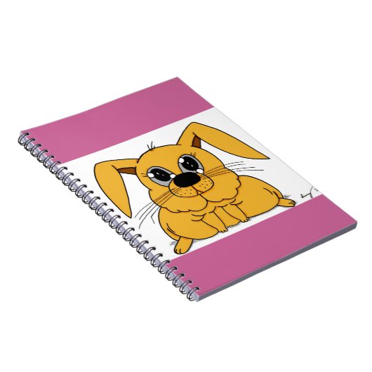 Niedlich Fat Bunny Notebook Notizblock (Rechte Seite)