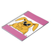 Niedlich Fat Bunny Notebook Notizblock (Linke Seite)