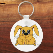 Niedlich Fat Bunny Schlüsselanhänger (Vorderseite)