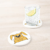 Niedlich Fat Bunny Untersetzer (Seite)