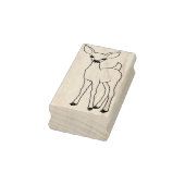 Niedlich Fawn Deer Rubber Briefmarke Gummistempel (Stempel)