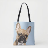 Niedlich Fawn Red French Bulldog | Frenchie Tasche (Vorderseite)