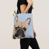 Niedlich Fawn Red French Bulldog | Frenchie Tasche (Von Nahem)