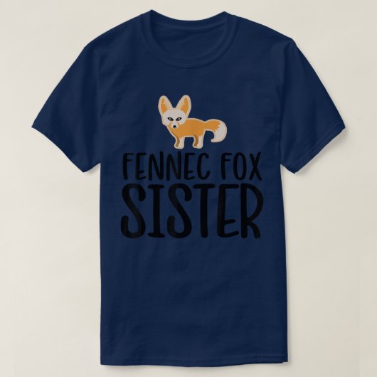 Niedlich Fennec Fo Sister T-Shirt (Design vorne)