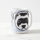 Niedlich Ferret Kaffeetasse (VorderseiteRechts)
