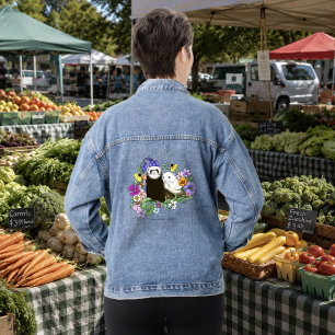 Niedlich Ferrets Floral Jeansjacke