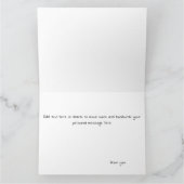 Niedlich Ferrets Floral Karte (Innenseite)