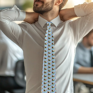 Niedlich Ferrets Floral Krawatte