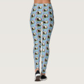 Niedlich Ferrets Floral Leggings (Rückseite)