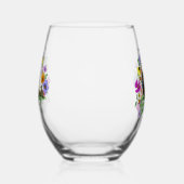Niedlich Ferrets Floral Weinglas Ohne Stiel (Links)