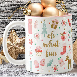 Niedlich Festive Oh, was Spaß Weihnachten Tasse