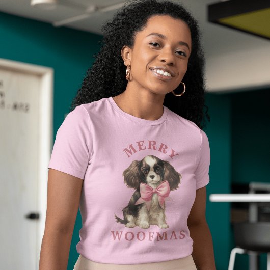 Niedlich & festlich: Frohe Frauen-Hunde Lover T-Shirt