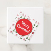 Niedlich festliche essbare Frohe Weihnachten Geschenkanhänger (Beispiel)