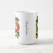 Niedlich festliche Vintage Weihnachten Kaffeetasse (Mittel)