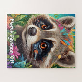 Niedlich & Fierce Raccoon Kit! Puzzle (Horizontal)