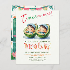 Niedlich Fiesta Avocado TWIN BOYS Baby ShowBUDGET
