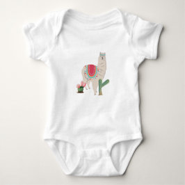 Niedlich Fiesta Llama & Cactus Baby Strampler