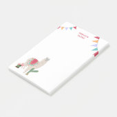 Niedlich Fiesta Llama & Cactus Post-it Klebezettel (angewinkelt)