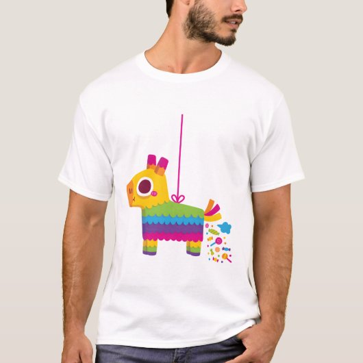 Niedlich Fiesta Pinata Donkey Poot Candy T-Shirt (Vorderseite)