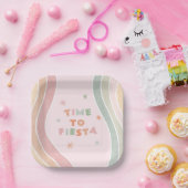 Niedlich Fiesta Rainbow Birthday Pappteller (Party)