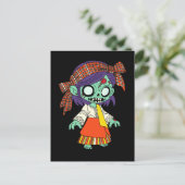 Niedlich Filipino Zombie Postkarte (Stehend Vorderseite)