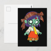 Niedlich Filipino Zombie Postkarte (Vorne/Hinten)
