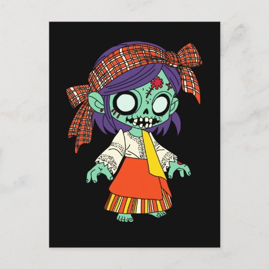 Niedlich Filipino Zombie Postkarte (Vorderseite)