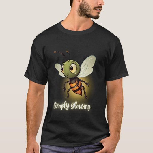 Niedlich Firefly einfach glühen T-Shirt (Vorderseite)