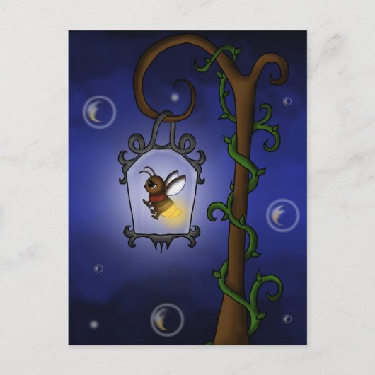 niedlich Firefly Postkarte (Vorderseite)