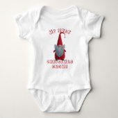Niedlich First Christmas Gnome Holiday Baby Bodysu Baby Strampler (Vorderseite)