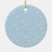 Niedlich First Christmas Snowman Keramik Ornament (Hinten)