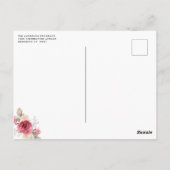 Niedlich First Rodeo Country Pink Cowgirl 1. Gebur Postkarte (Rückseite)