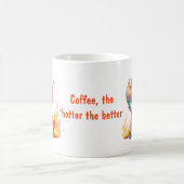 Niedlich Flaming Baby Dragon Kaffeetasse (Mittel)