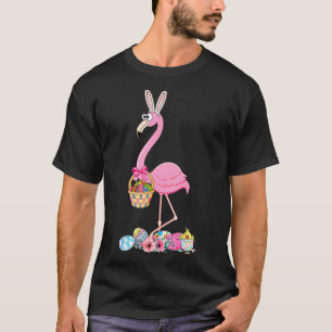 Niedlich Flamingo Bunny Oars Ostereier Ostern Für T-Shirt