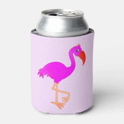 Niedlich Flamingo Can Cooler - Happy Dosenkühler (Kanne Vorderseite)