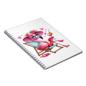Niedlich Flamingo-Clipart Notizblock (Rechte Seite)